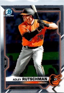 2021 Bowman Chrome - Prospects Adley Rutschman #BCP-241 (RC) Orioles - Picture 1 of 2