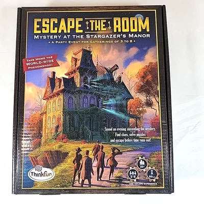 ESCAPE THE ROOM Mystery at The Stargazer's Manor Board Game 3-8 people - Image 1 of 4