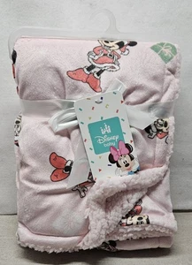 Disney Baby Minnie Mouse Urlaub Weihnachten Rosa Babydecke 30"X 40"/Neu - Bild 1 von 11