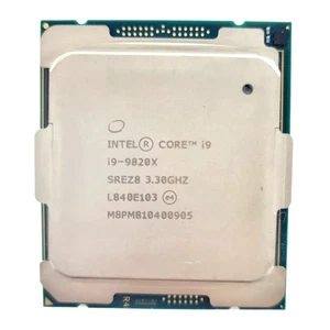Intel Core i9-9820X (SREZ8) 3.30GHz 10-Core LGA2066 165W 16.5MB CPU - Picture 1 of 1
