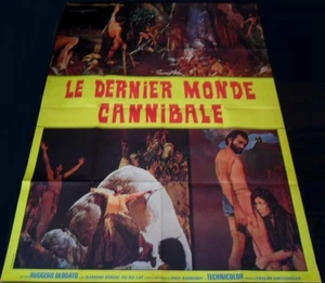 1977 Ultimo mondo cannibale ORIGINAL POSTER Last Cannibal World RUGGERO DEODATO - Picture 1 of 1