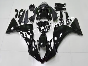 Fit for 2012-2014 YZF R1 Gloss Black ABS Injection Mold Bodywork Fairing Kit - Foto 1 di 7