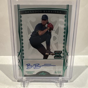 2022 Leaf Trinity Baseball Brandon Barriera Auto /15 Toronto Blue Jays!!