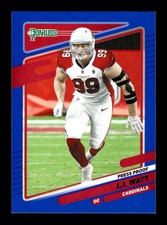 2021 Donruss J.J. Watt Press Proof Blue  #164
