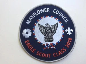 Mayflower Council 2018 Eagle Scout Back Patch  - Picture 1 of 1