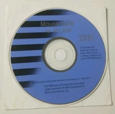 IBM Mouse Suite Ver RF1.82M PC CD ROM 2001 - Image 1 of 3