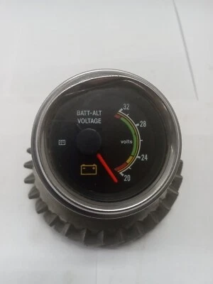 Vintage 2-1/16" Stewart Warner 24 Volt Neg. Ground Batt-alt Voltage Gauge - Image 1 of 4