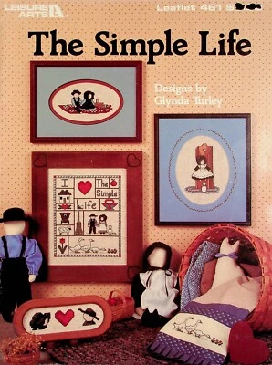 The Simple Life Farming Country Cross Stitch Patterns By Leisure Arts - Image 1 of 3