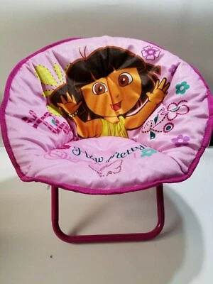 Dora the Explorer 'How Pretty!' Mini Saucer Chair - Image 1 of 3