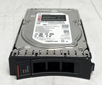 Lenovo 6TB 7.2K 12G 00YK605 00YK604 3.5" SAS Hard Drive - Image 1 of 2