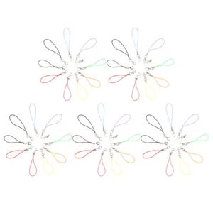 50 Pcs Lobster Buckle Rope Lanyard for Phone Keychain Cords Clasp - Zdjęcie 1 z 12