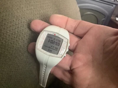 Reloj Mujer Polar FT40 Flow Correa Silicona Blanca WR30M Batería Nueva Foto 1 de 4