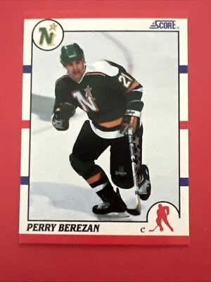 1990 Score Perry Berezan #379 Minnesota North Stars RC Rookie - Image 1 of 2