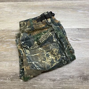 CABELA'S Seclusion 3D Green Camouflage Hunting Cargo Pants Boy's Size 10 R - Picture 1 of 11