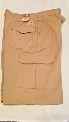 NUEVO Pantalones Cortos Uniforme Carga Red Kap Para Hombre 34 x 12" Entrepierna Caqui 6 Bolsillos Foto 1 de 4