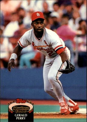 1992 Stadium Club #338 Gerald Perry - NM - Image 1 of 2