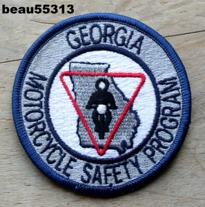 ⭐GEORGIA MOTORCYCLE SAFETY PROGRAM VEST JACKET PATCH - Picture 1 of 1