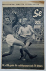 Orig.PRG / Guide   World Cup SWEDEN 1958 - Special Edition  !!  EXTREM RARE