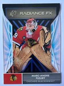 2021-22 SPx Marc-Andre Fleury Radiance FX UD 21/22 Upper Deck #RFX-9 Blackhawks