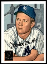 1987 Card Collectors 1952 Bowman Reprint Mickey Mantle Yankees .
