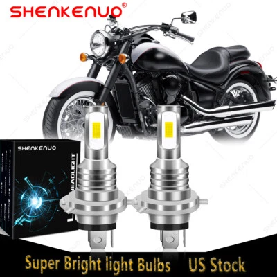 Super LED light bulb for Kawasaki 2006-2008 Vulcan 1600 Mean Streak VN1600 White - Image 1 of 4