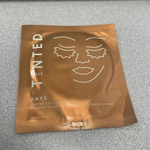 Live Tinted Rays Copper Peptide Eye Masks Single Use Duo New Sealed Pack 1 Pair - Picture 1 of 2