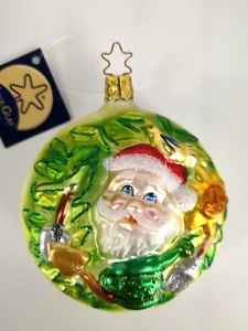 Inge Glas Weihnachtsgärtner Weihnachtsschmuck 4" Germany mundgeblasenes Glas - Bild 1 von 6