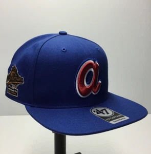 ATLANTA BRAVES '47 1995 WORLD SERIES CAPTAIN "a" SNAPBACK HAT - Picture 1 of 6