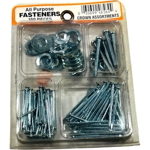 Sujetadores multiusos 100 piezas / Crown Bolt Company - Clavos / Tornillos - Imagen 1 de 4