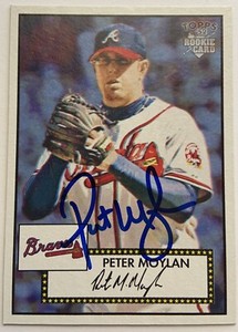 Peter Moylan Atlanta Braves Autographed 2006 Topps 1952 Rookie Card #69 COA