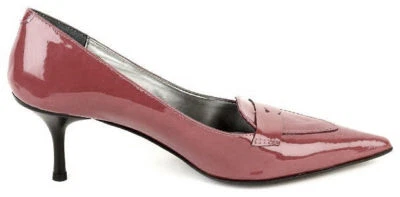 New AQUA Women Patent Leather Heel Dress Pump Shoe Sz 7 M 38 EUR Italy - Image 1 of 2