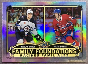 2023-24 Tim Hortons Duos Family Foundations #FF-13 Morgan & Justin Barron - Picture 1 of 1