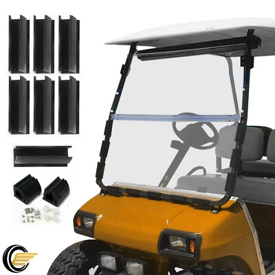 Parabrisas transparente plegable para carro de golf para Club Car DS 2000,5 arriba Foto 1 de 4