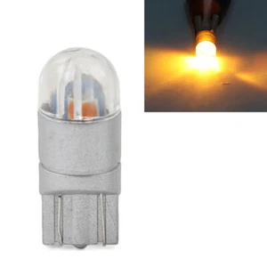 1x T10-3030-2SMD W5W 194 168 LED Reading License Plate Light Side Lamp DRL Amber - Picture 1 of 6