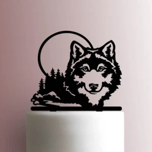 Wolf Forest 225-A867 Cake Topper - Picture 1 of 2