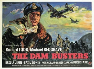 The Dam Busters- British 1954 Poster Canvas Movie Film Print A0 A1 A2 A3 A4 A5 A - Picture 1 of 11