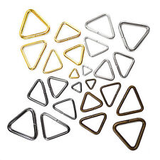 Triangular loop open bag rings metal buckles 10 20 25 30 mm webbing 