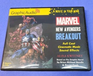 New Avengers Breakout Audio Book Graphic Audio Marvel Comics 5 Hours 5 CDs - Picture 1 of 4