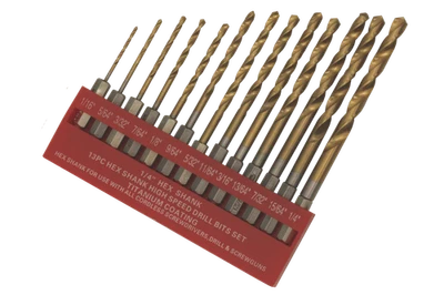 HSS Metallbohrerset Spiralbohrerset Sechskantschaft Schlagschrauber Bitbohrer - Bild 1 von 3