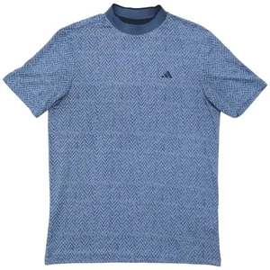 Adidas Golf Ultimate365 PIqué Polo Finto Collo Uomo M Blu Performance - Foto 1 di 13