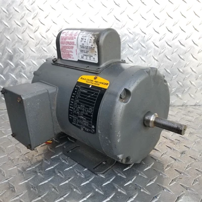 Baldor 1.5 HP Industrial Motor 1 PH 3450 RPM 115V 35X558M083 - Image 1 of 4