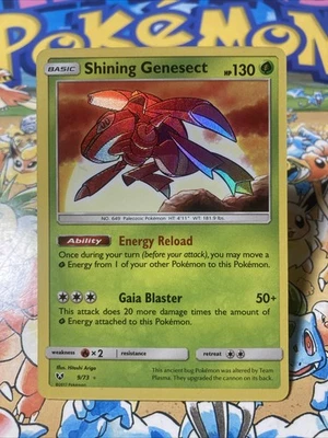 Pokémon TCG Shining Genesect from Shining Legends Card 9/73 - Image 1 of 4
