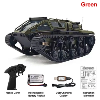 JJRC C8812 RC Crawler Car 1:16 All Terrain High Speed Tracked Off-Road Vehicle - Image 1 of 4