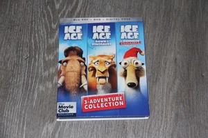 Ice Age: 3-Adventure Collection (Blu-ray + DVD, Disney Movie Club Exclusive)NRMT - Picture 1 of 7