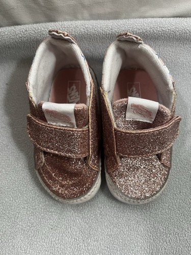 Scarpe alte neonato 4.0 Vans unicorno nuvole arcobaleno oro rosa glitter scarpe