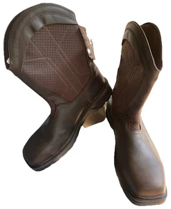 HERMAN SURVIVORS - GR: 13 - Leder Granit Pull-On Stahlkappe Arbeitsstiefel - NEU! - Bild 1 von 14