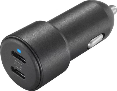 Insignia- 40W Car Charger for Smartphones, Tablets and More - Black - Image 1 of 4