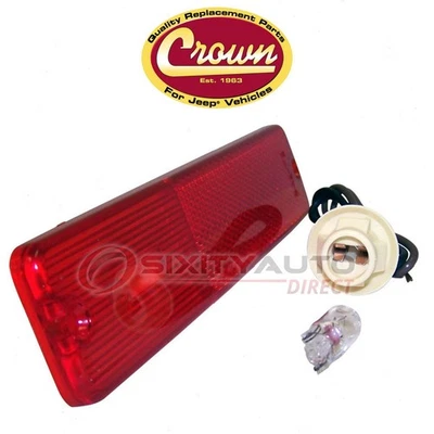 Crown Automotive Front Left Side Marker Light Lens for 1976-1988 Jeep J20 - eu Foto 1 de 4