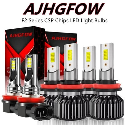 For Nissan Maxima 2016-2018 6X LED High Low Beam Headlight+Fog Light Bulbs Kit - Image 1 of 4