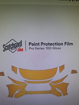 Sujetador transparente protección pintura precortada Toyota Highlander serie 3M PRO 2020-2025 PPF Foto 1 de 4